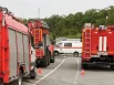 На месте работали также расчеты ГИБДД и МЧС