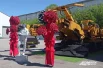 Аниматоры – ещё один обязательный атрибут угольной выставки.
