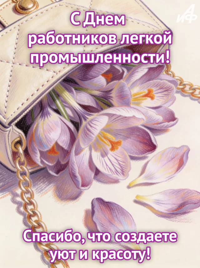 День легкой промышленности &mdash; открытка для швей и технологов