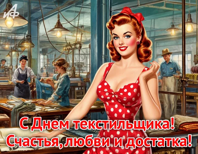 картинка с Днем работников легкой промышленности