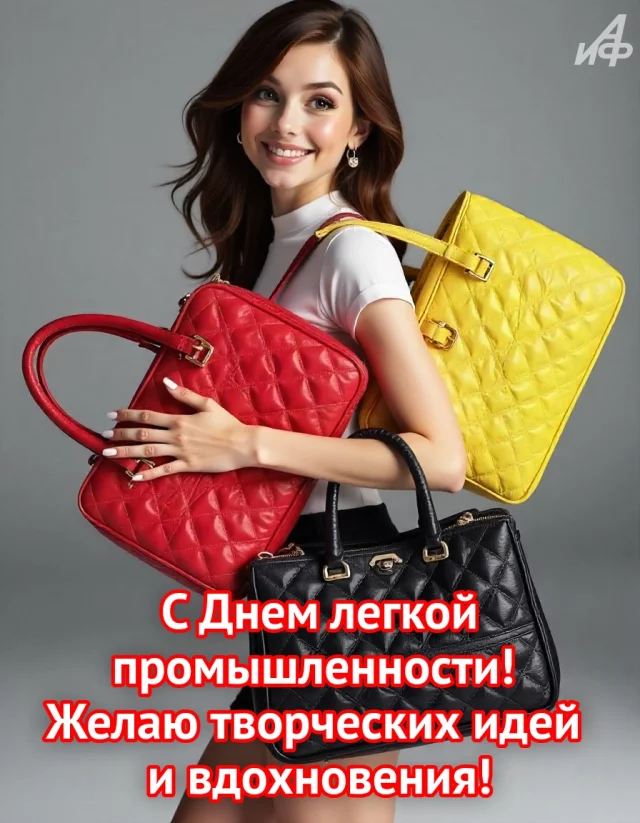 картинка с Днем работников легкой промышленности