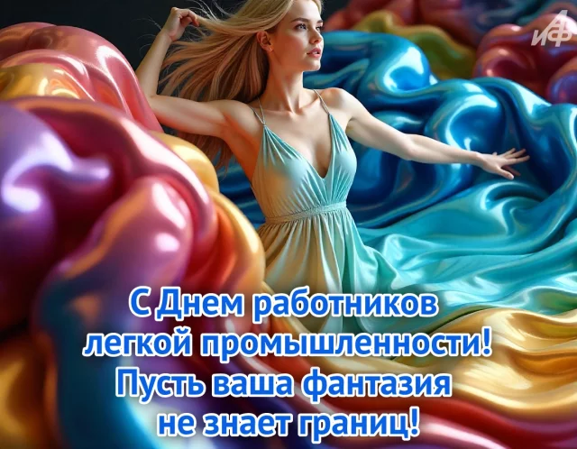 картинка с Днем работников легкой промышленности