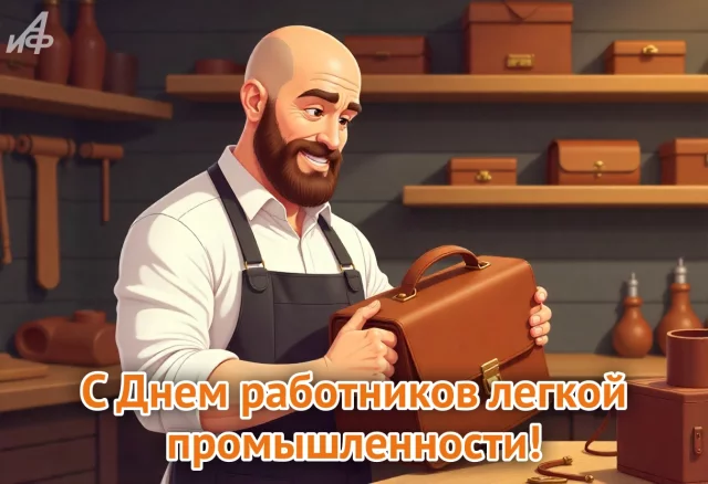 открытка для работников швейной фабрики