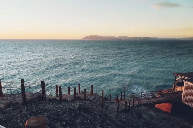 Вид на Азовское море летом