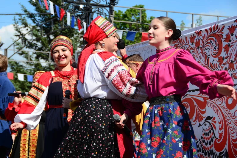 В сквере Кирова прошёл фестиваль национальных культур.