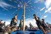 Участники Сабантуя соревновались в различных видах состязаний. 