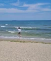 Пляж Каспийского моря - природная ценность и богатство Дагестана.
