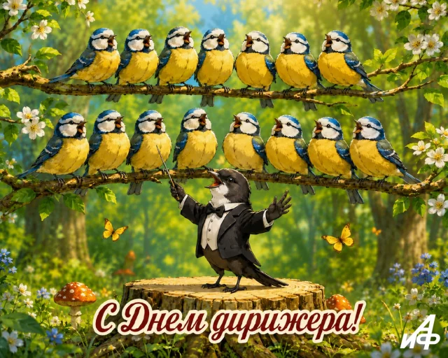 день дирижера открытка