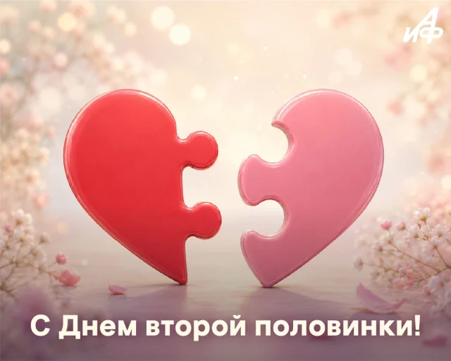 день второй половинки открытка с сердечком