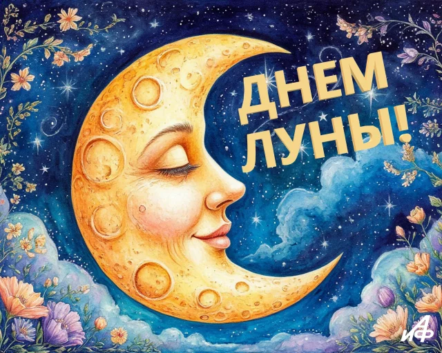 открытка с днем луны для влюбленных