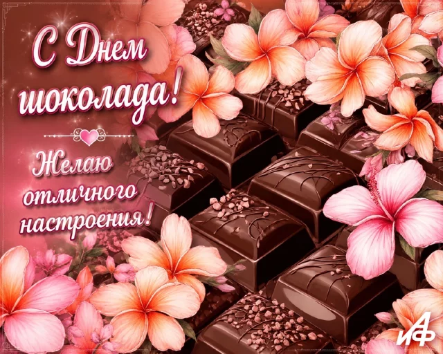 открытка с днем шоколада