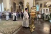 В храме прошло заупокойное богослужение.