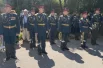На церемонии играл Оркестр Военно-медицинской академии.