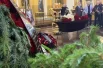 Отпевание артистки прошло в Спасо-Преображенском соборе в самом центре Петербурга.