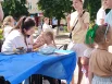 Для детей работала мастерская аквагрима.