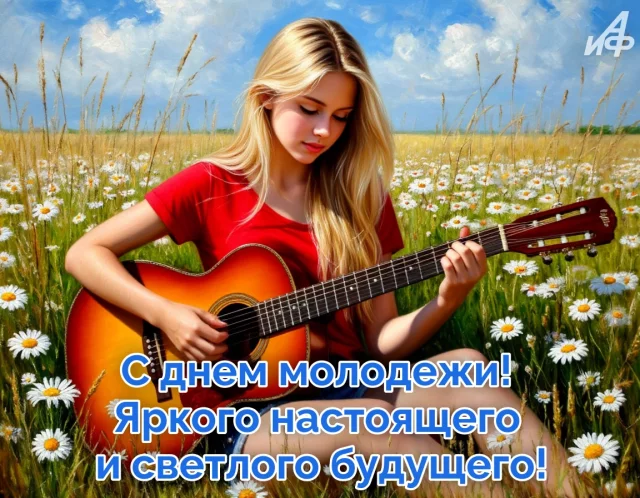 с Днем молодежи открытка скачать бесплатно