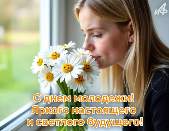 День молодежи открытка для мессенджеров