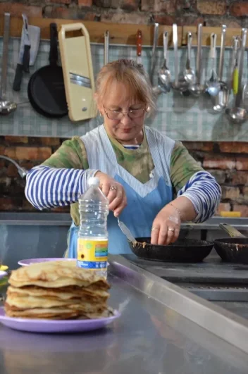 Блины для парней на передке.