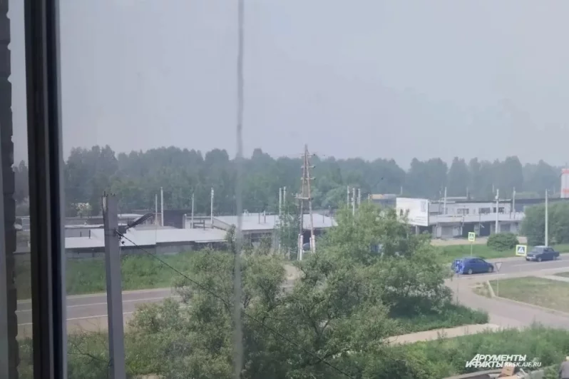 Южная часть Лесосибирка.