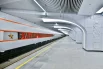 Слева от вывески с названием станции строители закрепили объемную золотую звезду в память о генерал-лейтенанте Дмитрии Карбышеве, Герое Советского Союза (посмертно), ставшем одним из главных символов мужества Великой Отечественной войны.
