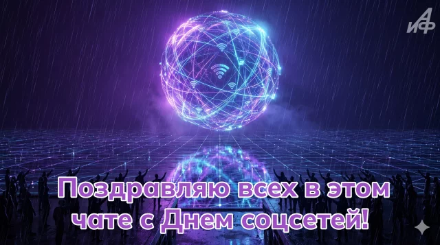 праздничная открытка для подписчиков и друзей