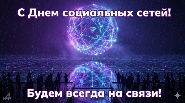 праздничная открытка для подписчиков и друзей