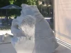 Скульпторы творили прямо на глазах у жителей города. 
