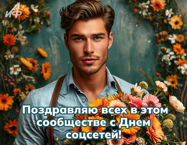 открытка к Дню социальных сетей