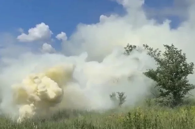 Создание дымовой завесы с помощью БПЛА. 