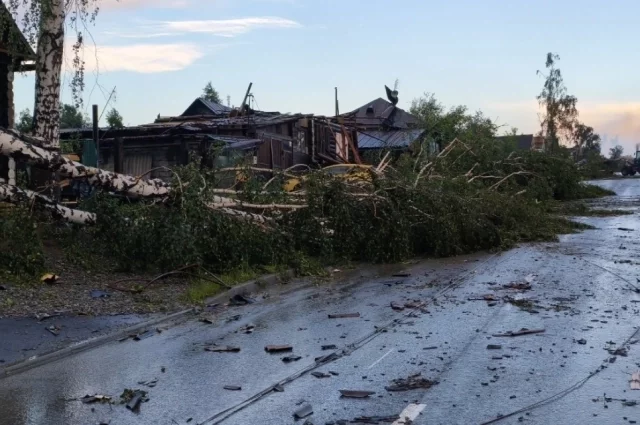 Последствия Урагана в Свердловской области