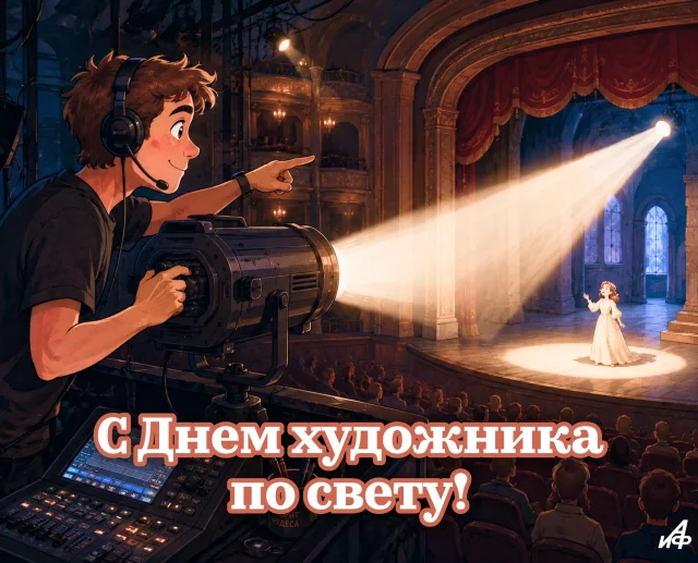 День художника по свету открытка