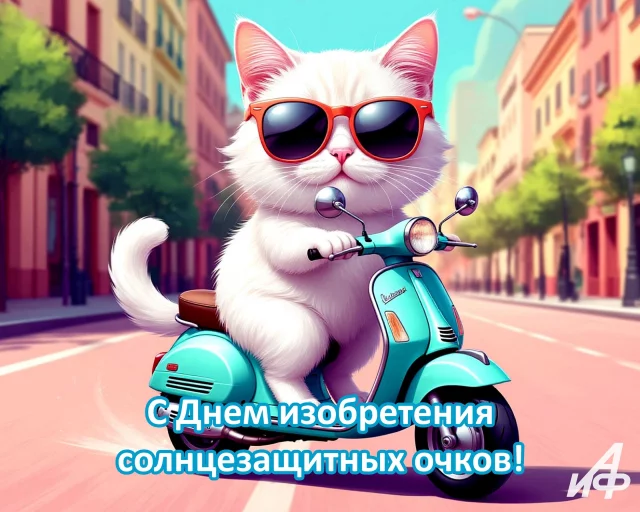 День изобретения солнцезащитных очков открытка