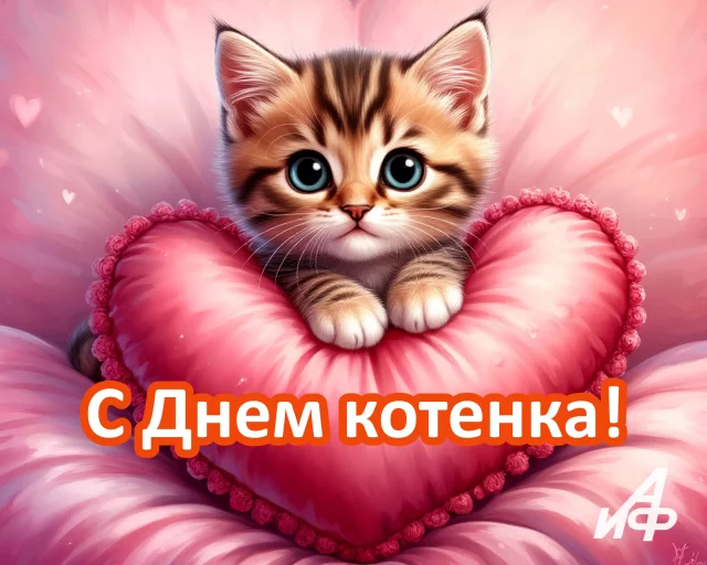 открытка день котенка