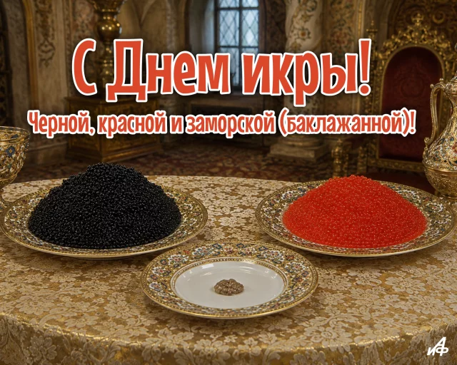 день икры открытка