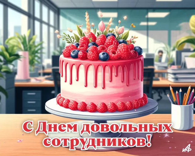 День довольных сотрудников открытка