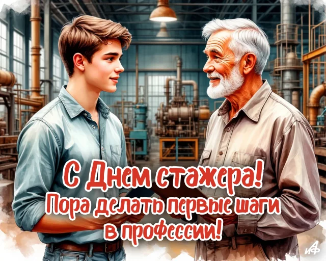День стажера открытка