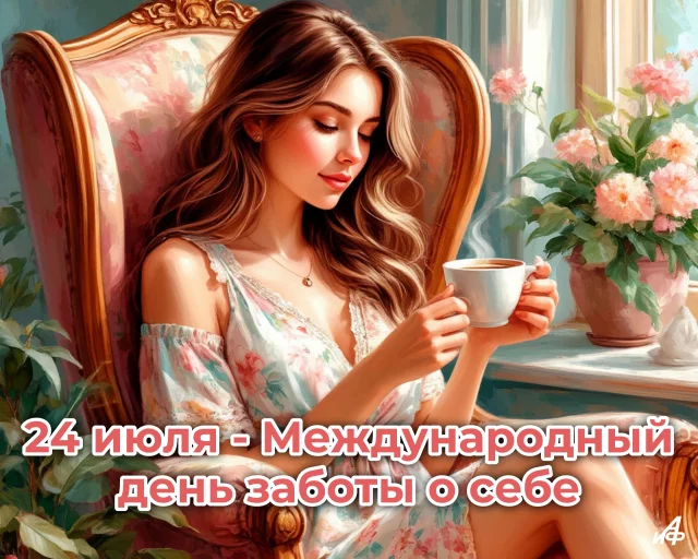 открытка день заботы о себе