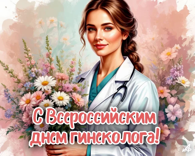 Всероссийский день гинеколога открытка