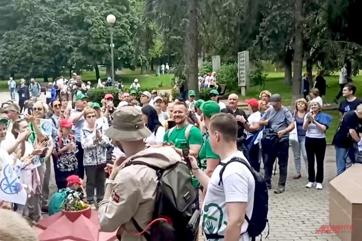 От Москвы до Новороссийска. Стартовала пешая эстафета «Марш к Победе!»