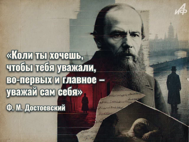 красивая картинка с мудрым высказыванием Достоевского
