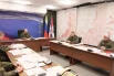 Владимир Путин посетил вспомогательный пункт управления Объединённой группировки войск.