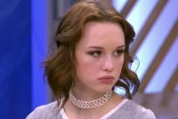 Диана Шурыгина на съемках очередной посвящённой ей передачи.