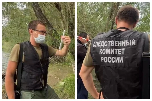 На берегу Енисея ведутся следственные действия