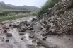 Горный обвал в Лакском районе Дагестана.