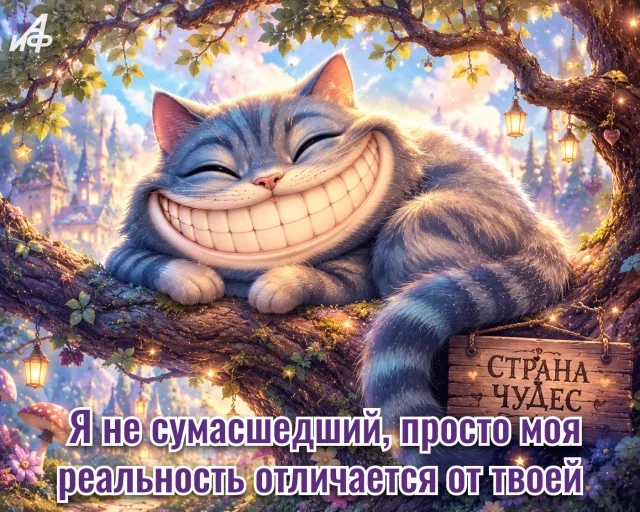 Красивая открытка с прикольным статусом для соцсетей