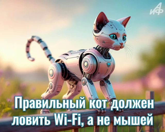 Открытка с котом и прикольной надписью