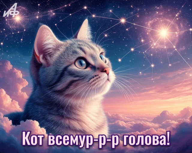 Прикольный статус с юмором и котиком