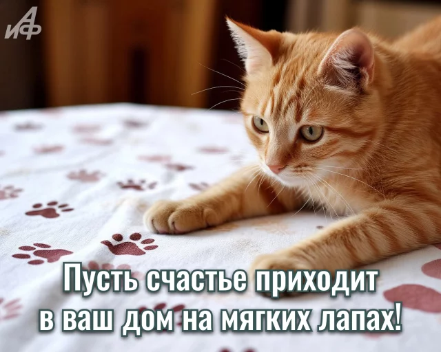 Красивая картинка для человека, который любит кошек