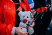 Многие куряне принесли игрушки на траурный митинг в память о погибшем Толике.