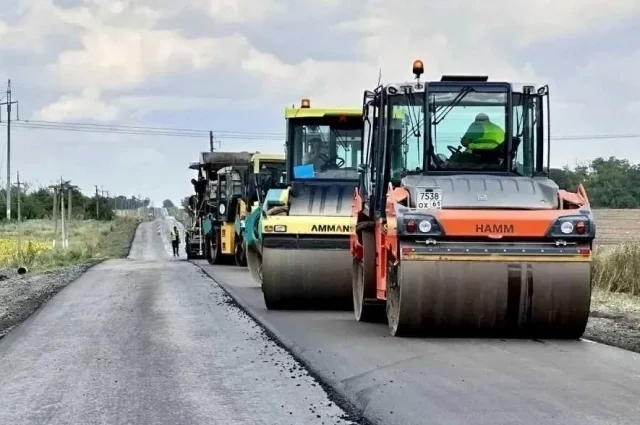 В Ростовской области строятся новые дороги.